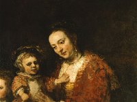 GG 238 Detail  GG 238, Rembrandt Harmensz. van Rijn (1606-1669), Familienbild - Detail, Leinwand, 126 x 167 cm